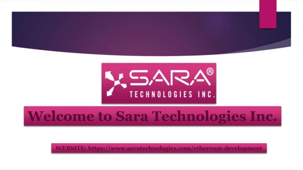 welcome to sara technologies inc