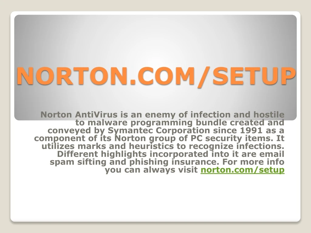 norton com setup