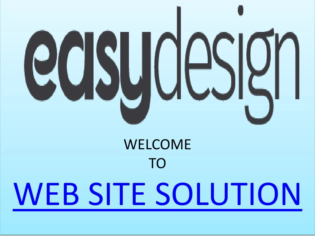 welcome to web site solution