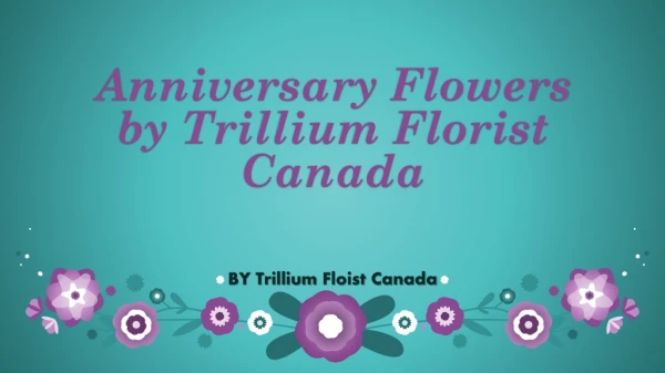 Anniversary Flower Gift By Trillium Florist | Best Flower Shops Toronto