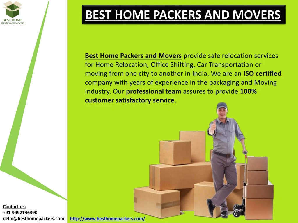 best home packers and movers