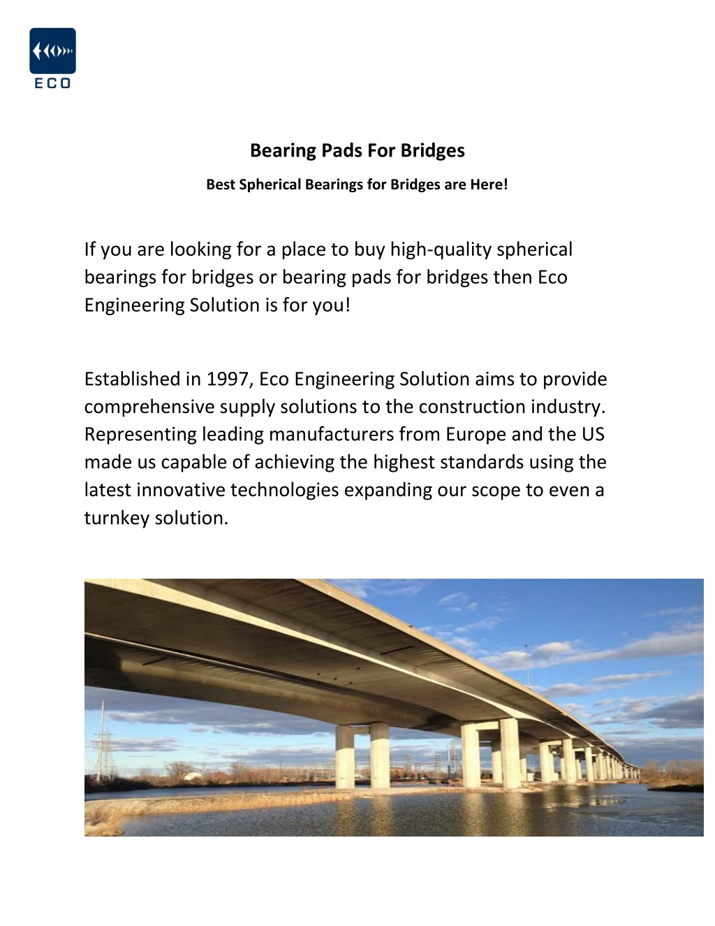 bearing pads for bridges