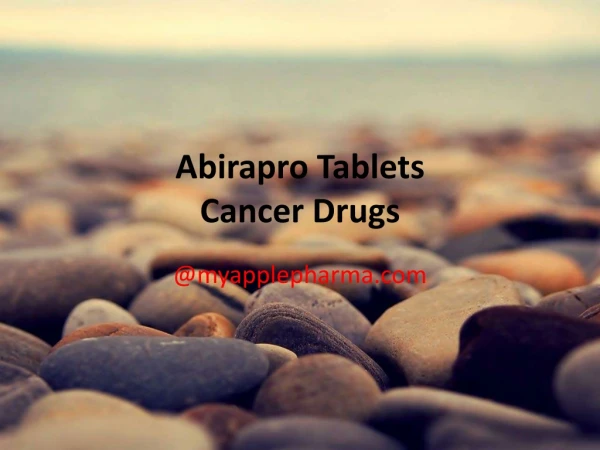 ABIRAPRO 250mg Tablet (Abiraterone acetate)