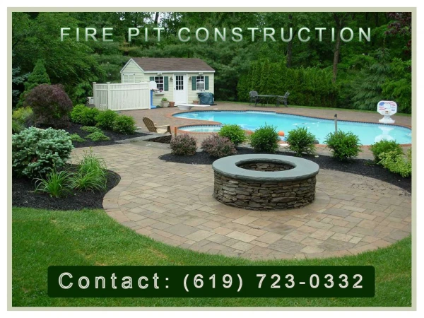 Beautiful Fire Pit Free Design (619) 723-0332 Call