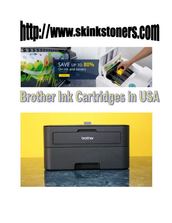 Brother ink cartridges in USA