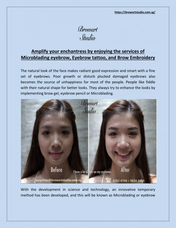 Microblading Eyebrow Singapore