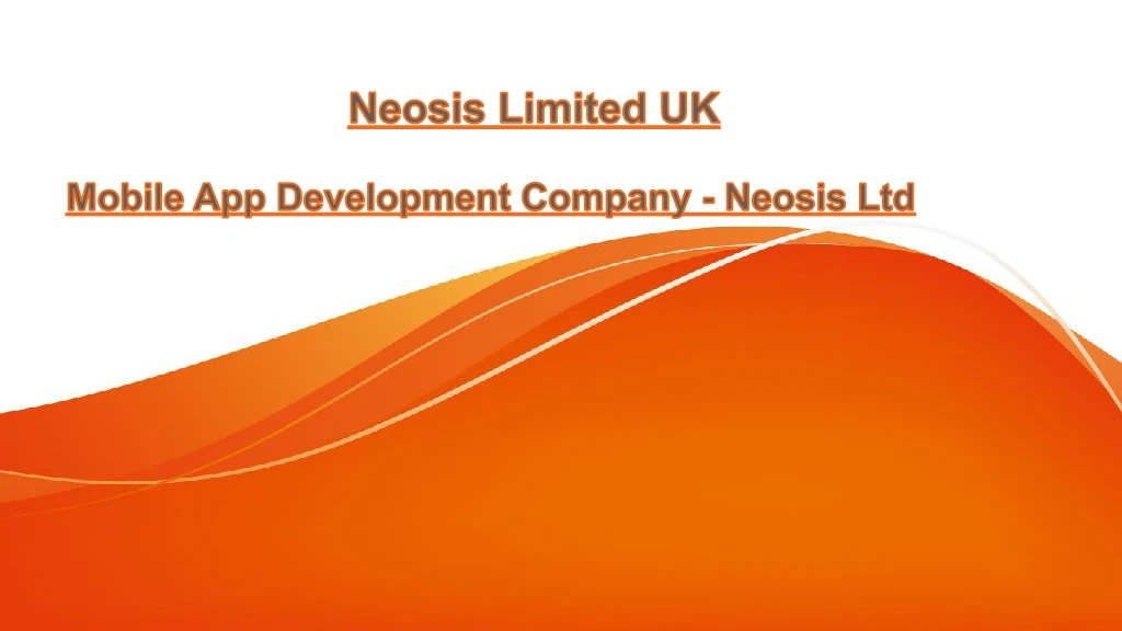 neosis limited uk