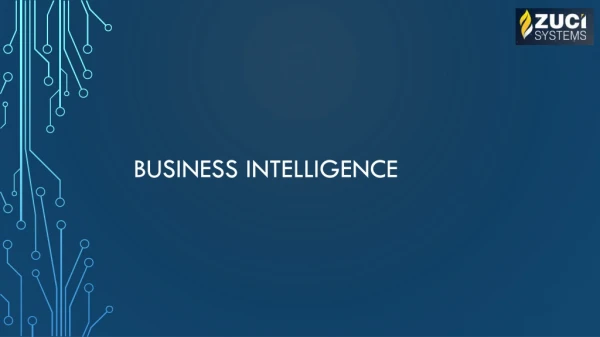 Business Intelligence Technologies