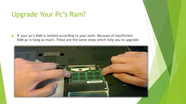 Ram Upgrade With Help Of PPT | Computer Dr.