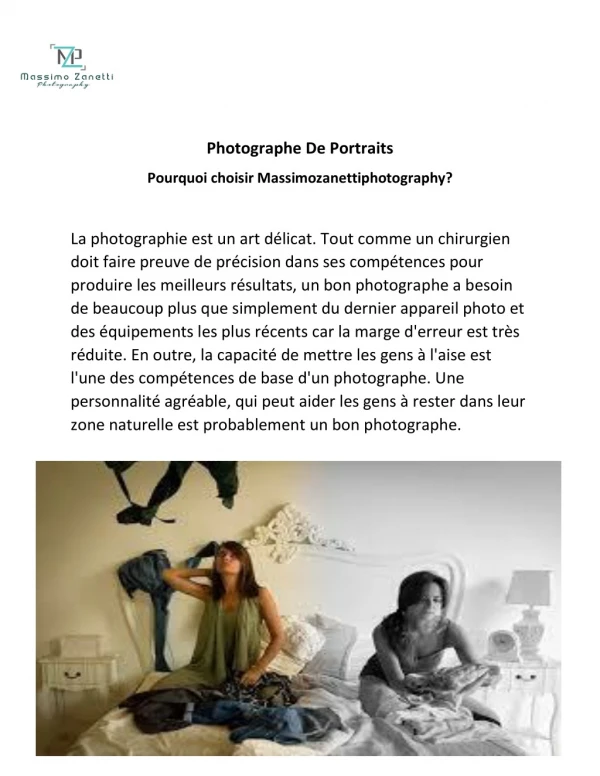 Photographe de portraits