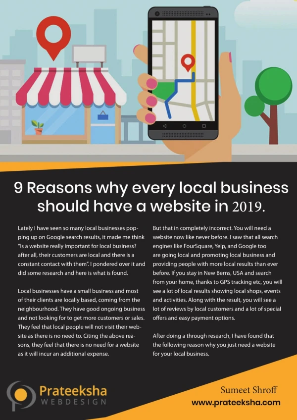 9 reasons why every local business should-have a website in 2019
