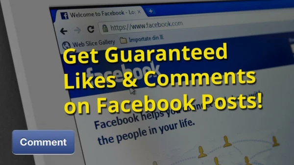 Facebook Engagement in 2019: Get Guaranteed Likes & Comments on Facebook Posts!
