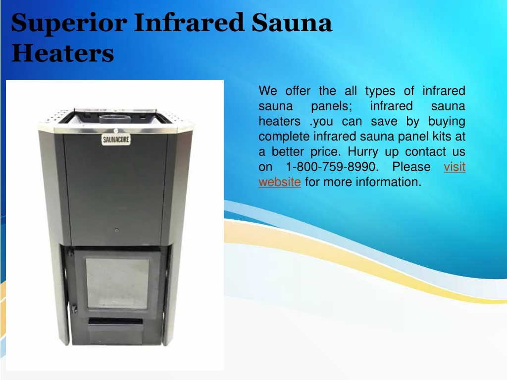 superior infrared sauna heaters