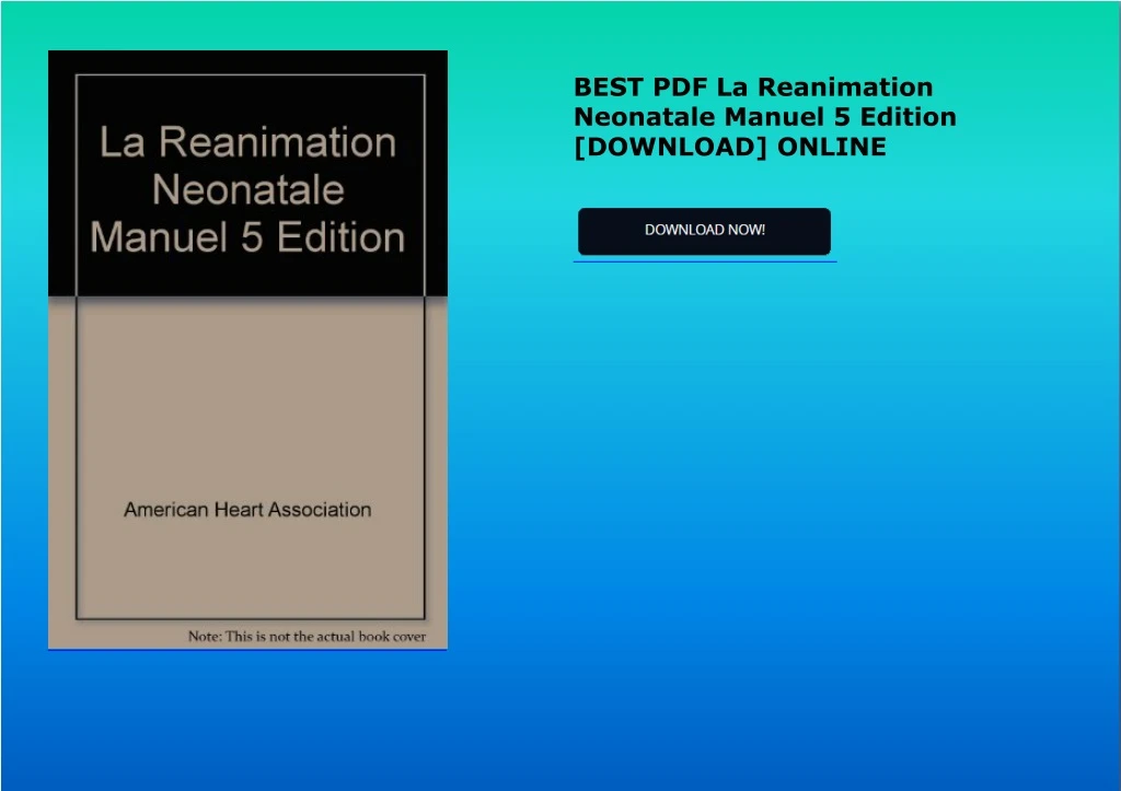 favorit book la reanimation neonatale manuel