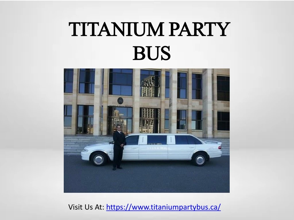 titanium party bus