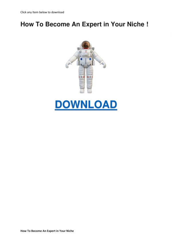 click any item below to download