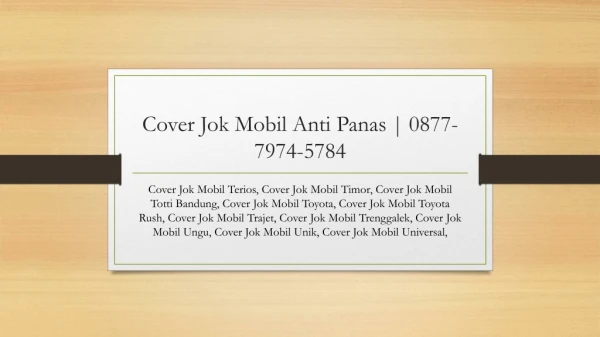 Cover Jok Mobil Anti Panas | 0877-7974-5784