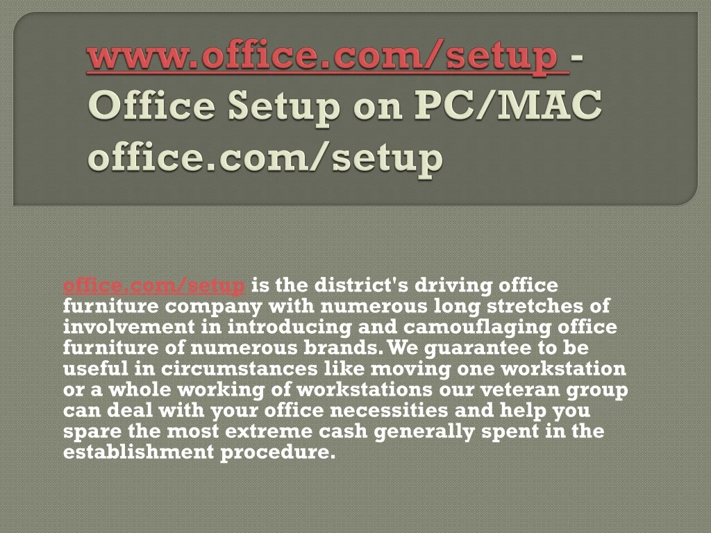 www office com setup office setup on pc mac office com setup