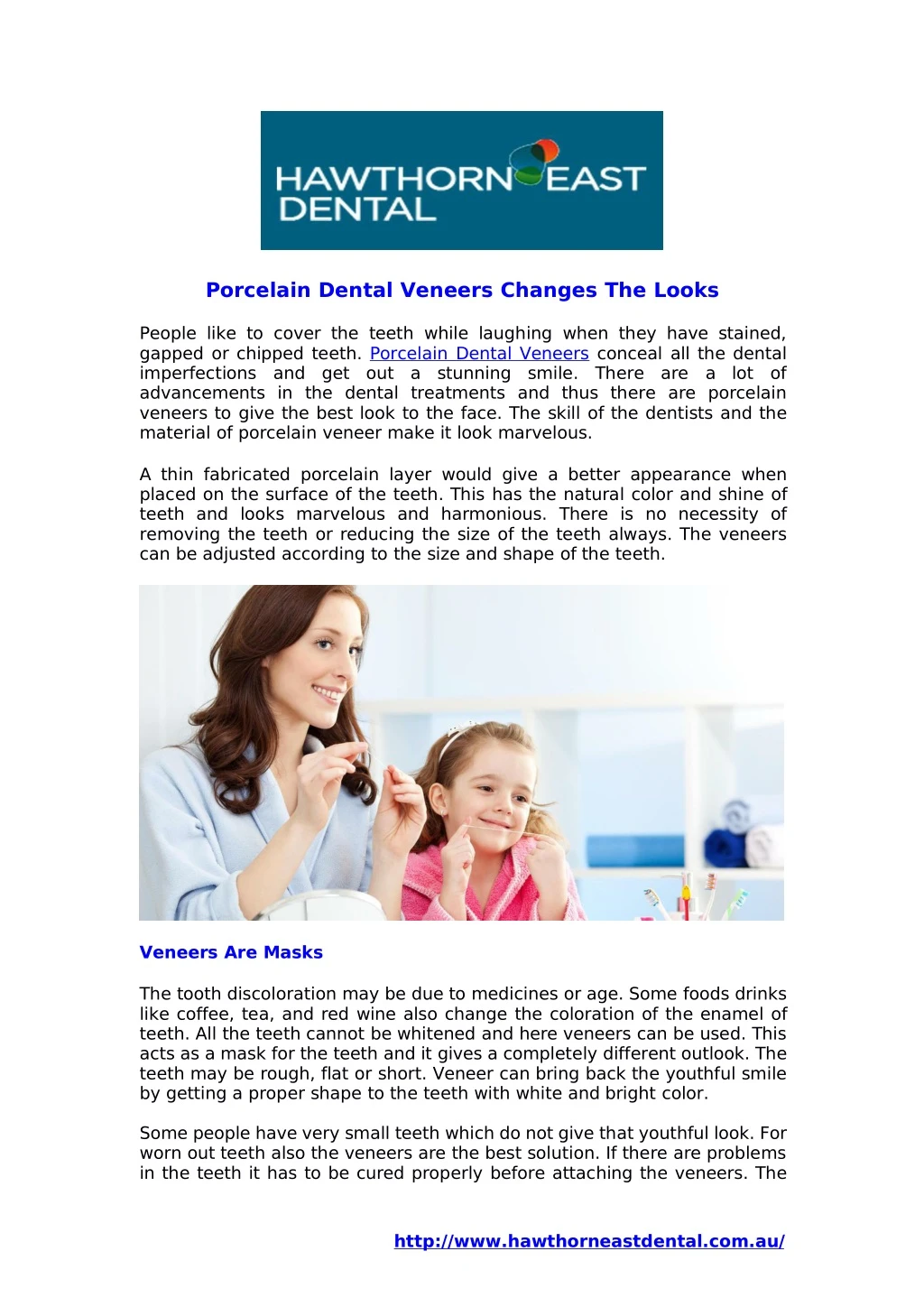 porcelain dental veneers changes the looks