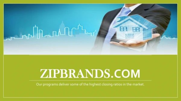 Exclusive Real Estate Seller Leads - ZipBrands
