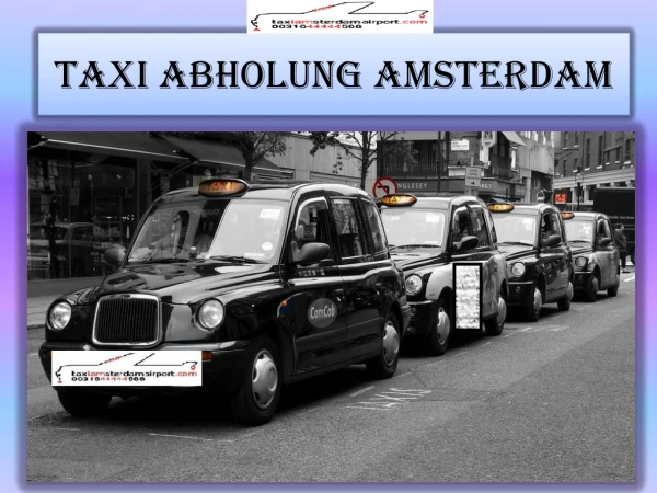 Taxi Abholung Amsterdam