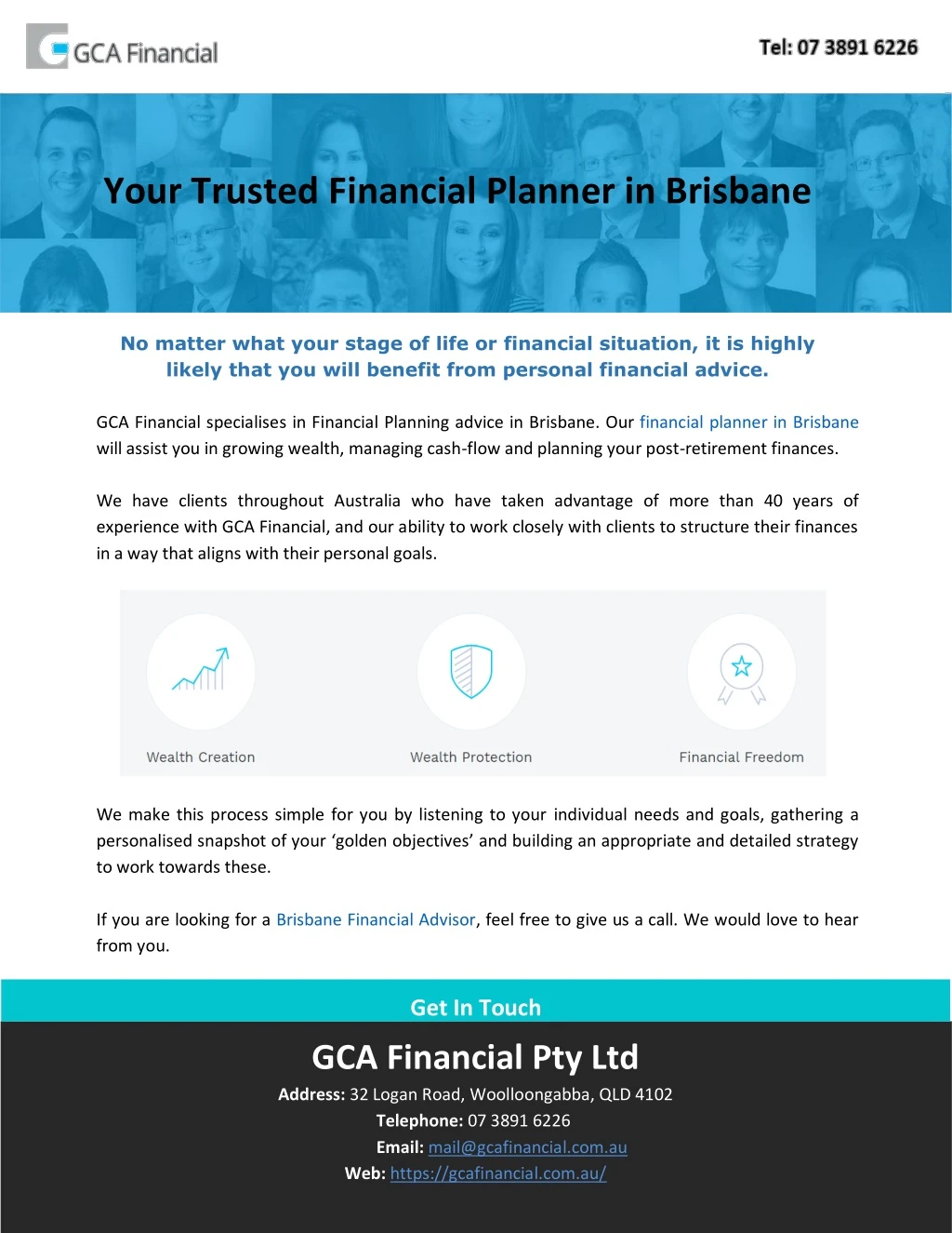 your trusted financial planner in brisbane