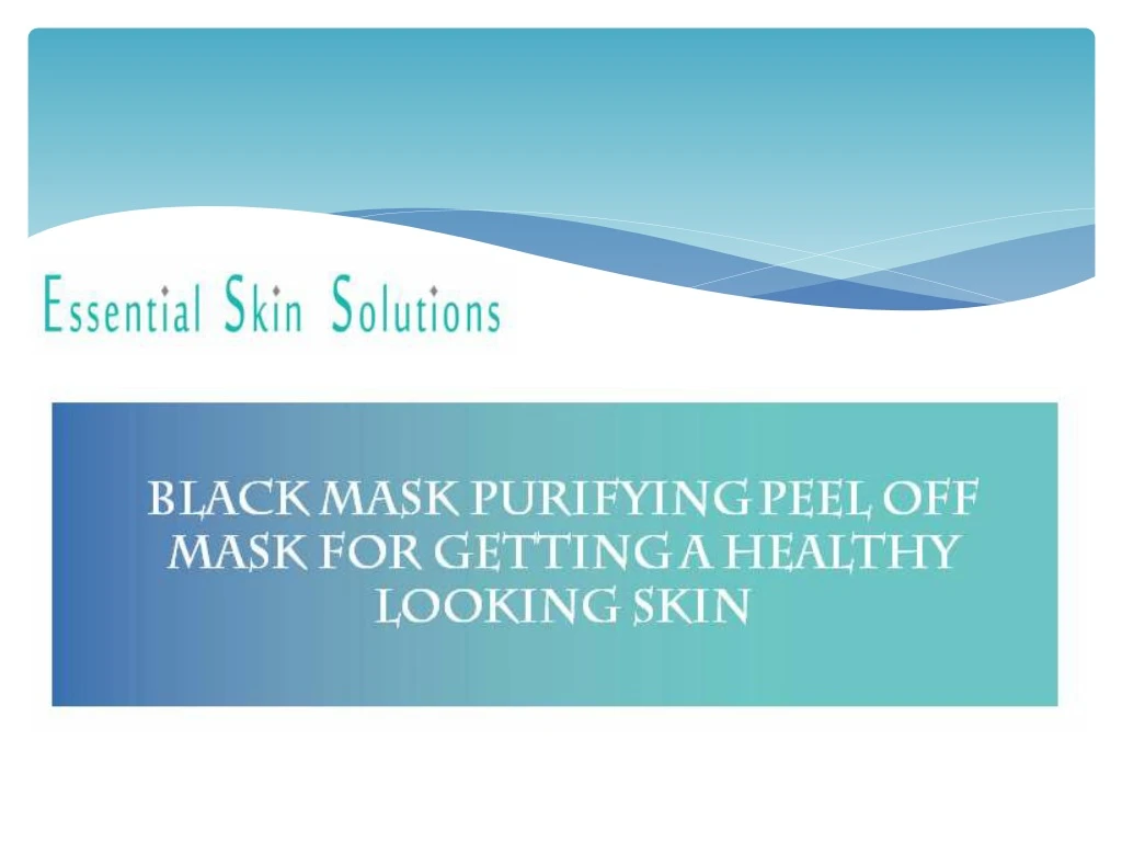 black mask purifying peel off mask for getting