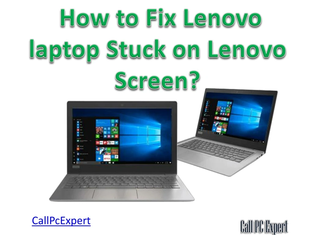 how to fix lenovo laptop stuck on lenovo screen