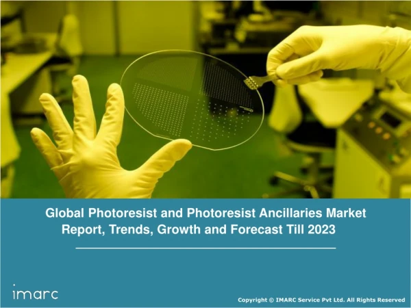 Photoresist and Photoresist Ancillaries Market Expected to Reach a Value of US$ 4.4 Billion and registering a CAGR 6%