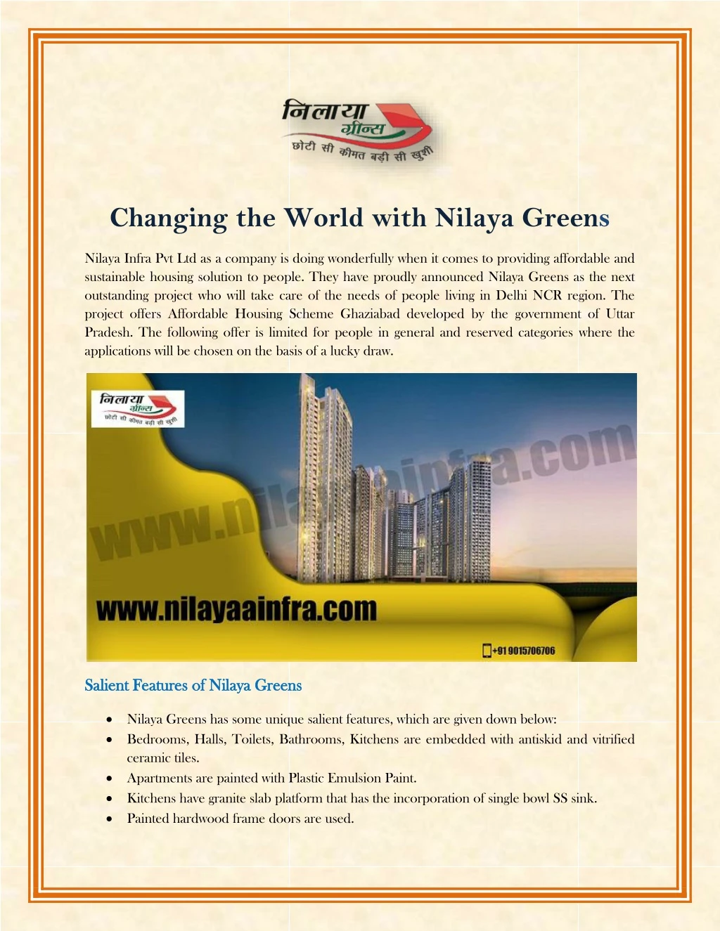 changing the world with nilaya greens