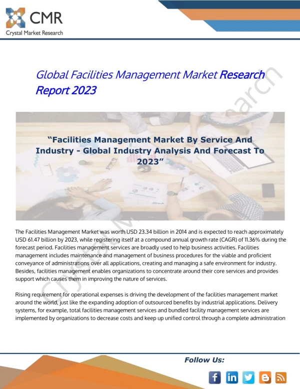 Facilities Management Market