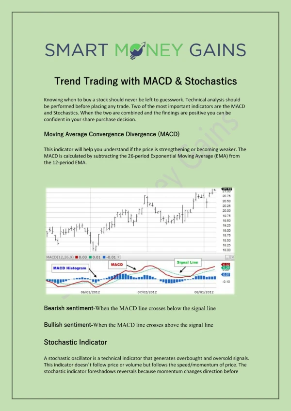 Trend Trading with MACD & Stochastics