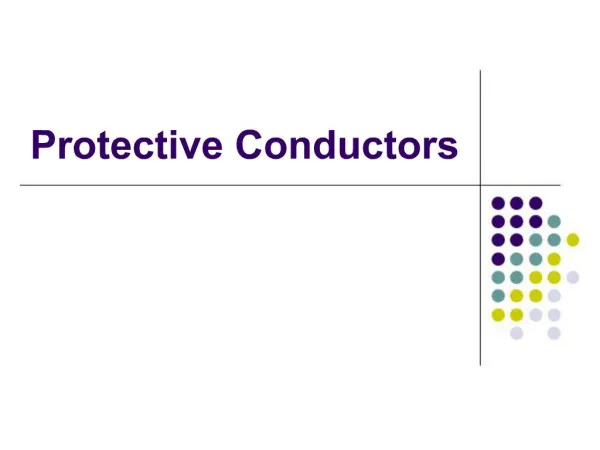 Protective Conductors