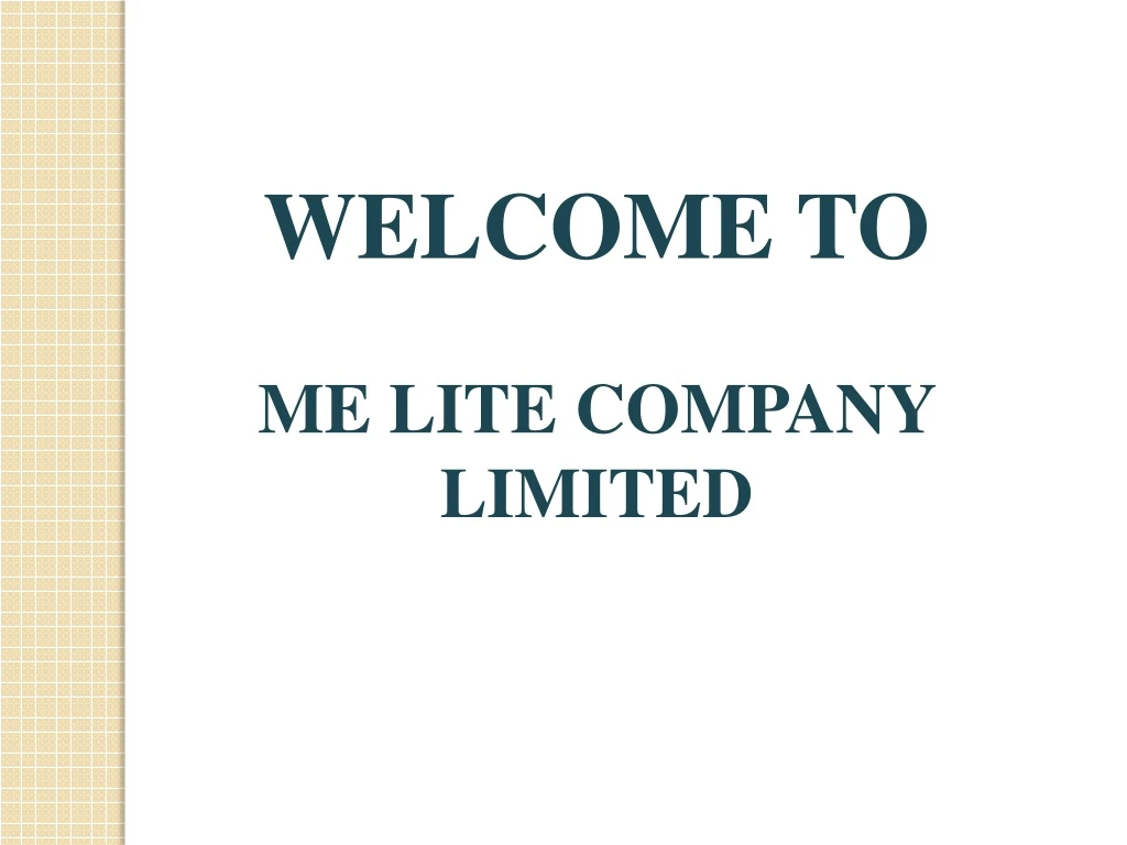 welcome to me lite company limited