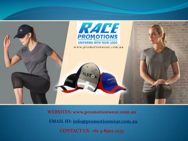 Buy Promotional Wear In Australia - Race Promotions