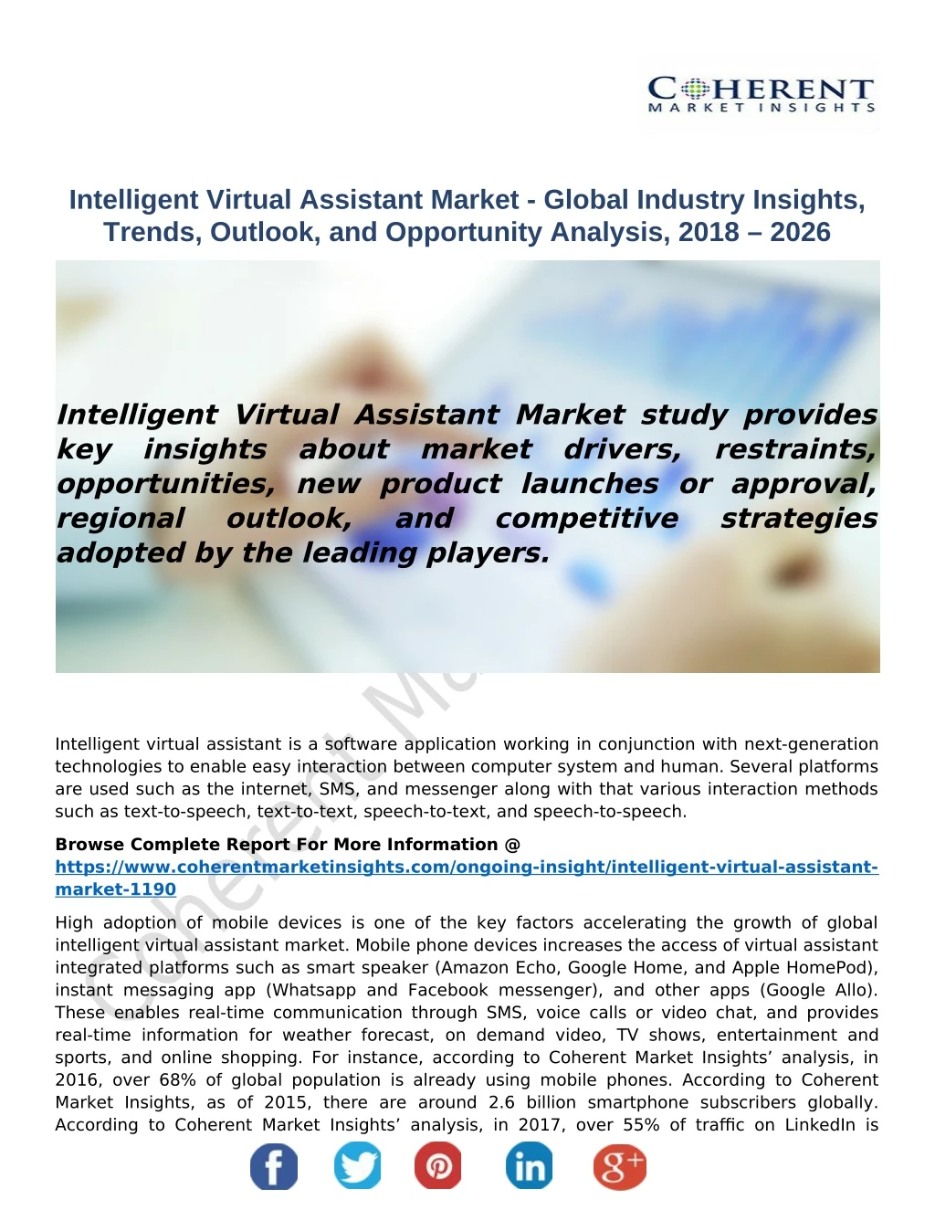 intelligent virtual assistant market global