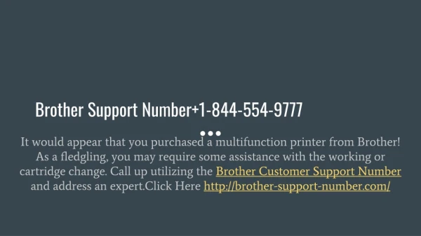 Brother Support Number