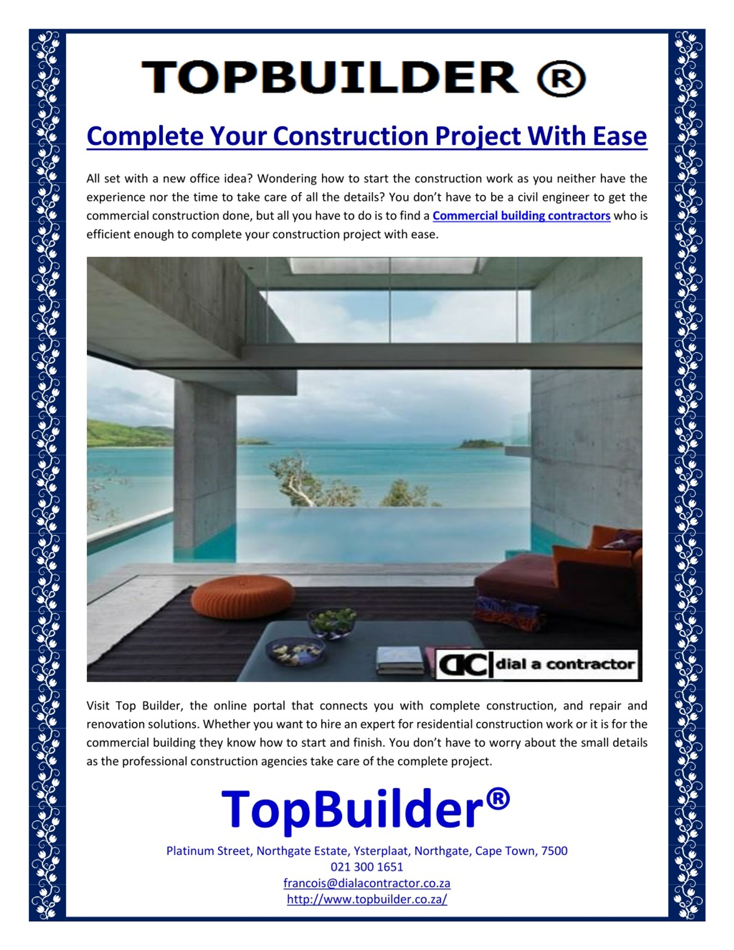 PPT - Complete Your Construction Project With Ease PowerPoint ...