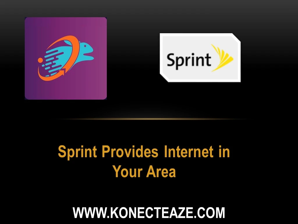 sprint provides internet in your area