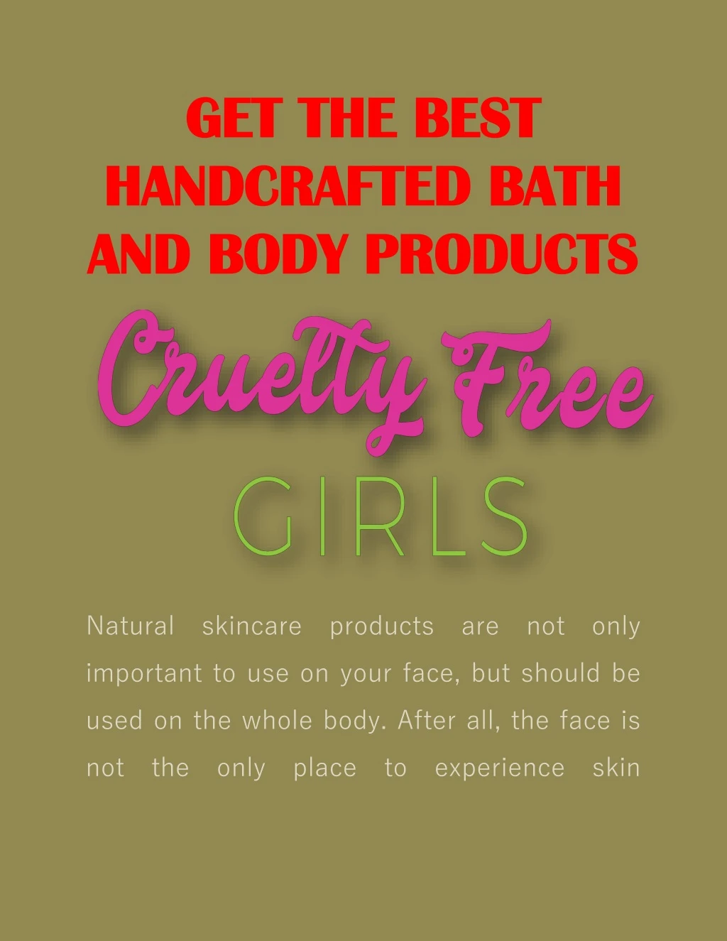 get the best get the best handcrafted bath