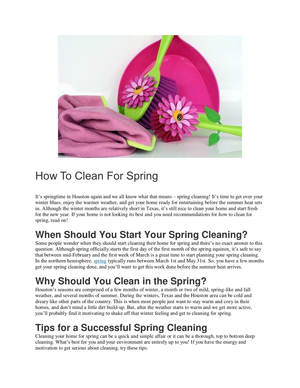 how to clean for spring it s springtime