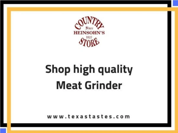 The best models of meat grinder - Texastastes