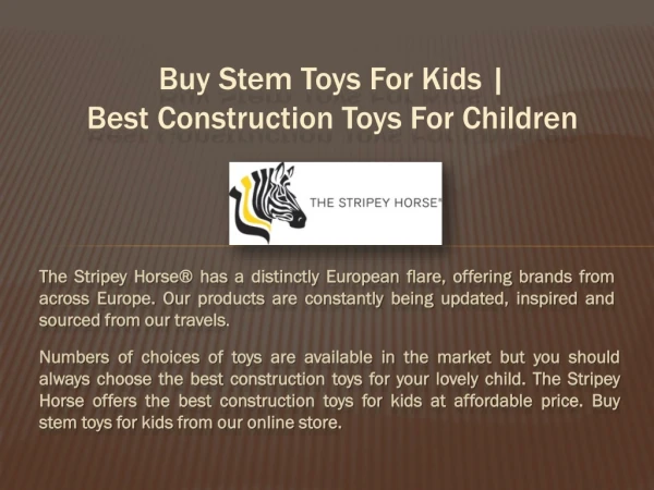 Buy Stem Toys for Kids | Best Construction Toys for Children