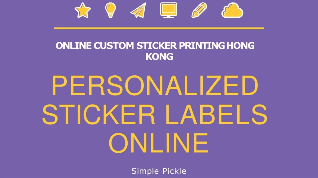online custom sticker printing hong kong