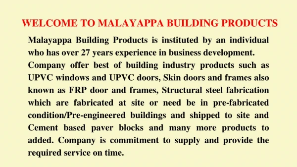 FRP Doors in Chennai | FRP Doors Manufacturer Chennai