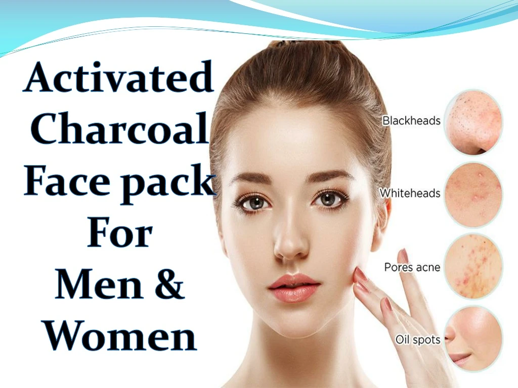 activated charcoal face pack for men women