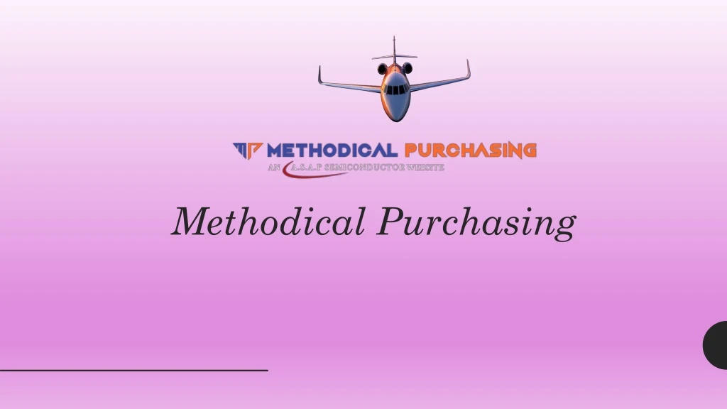 methodical purchasing