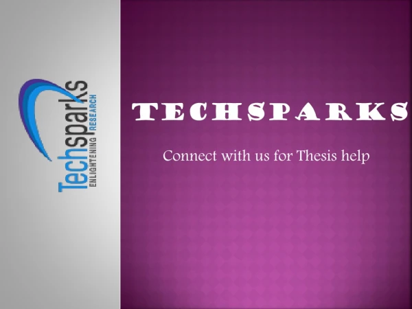 CSE thesis help | TEchsparks