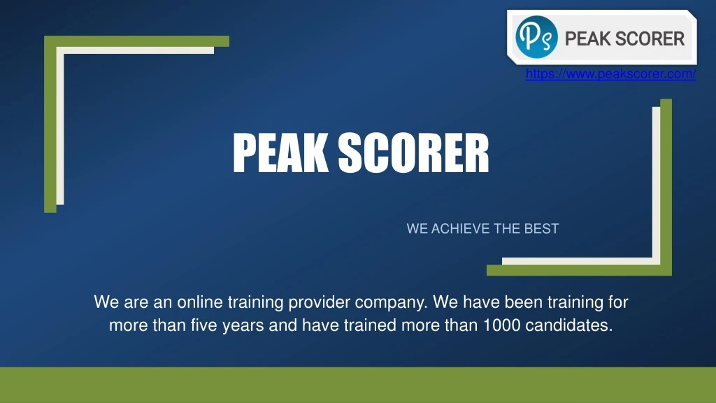 peak scorer