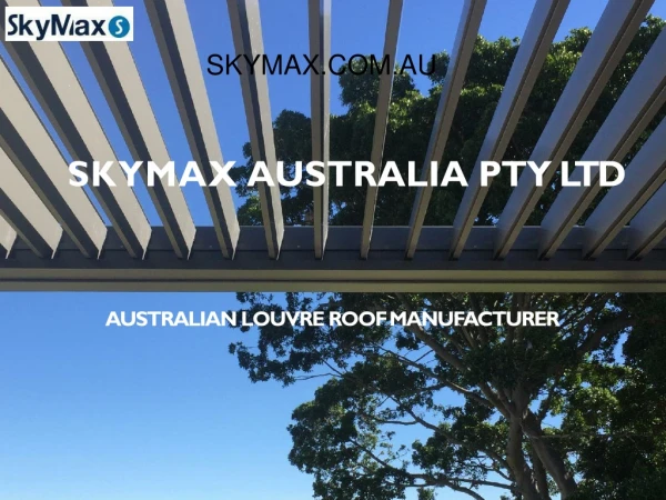 Install Motorised Opening Roofs Of SkyMax
